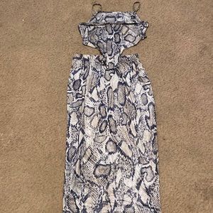 fashion nova queen cobra 2 piece set